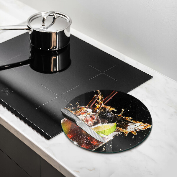 Deska kuchenna szklana Drink z lodem