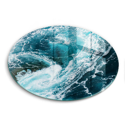 Szklana deska kuchenna Spieniona fale wody