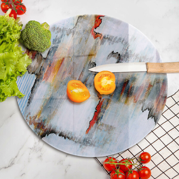 Deska kuchenna szklana Farby abstrakcja