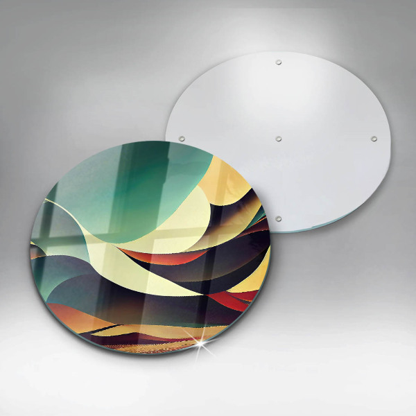 Deska kuchenna szklana Abstrakcja kształtów