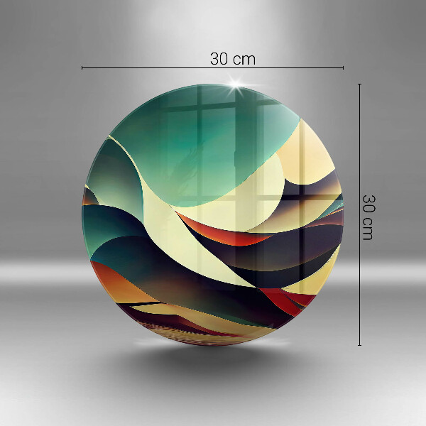 Deska kuchenna szklana Abstrakcja kształtów