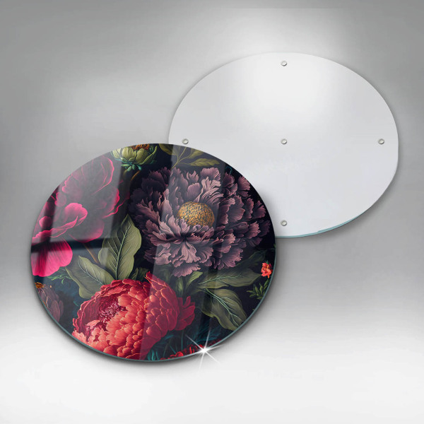 Deska kuchenna szklana Piękne kwiaty