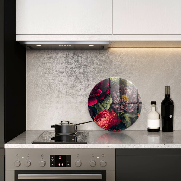 Deska kuchenna szklana Piękne kwiaty