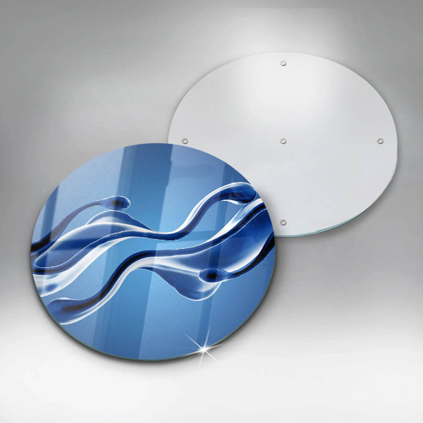 Szklana deska kuchenna Płynna abstrakcja