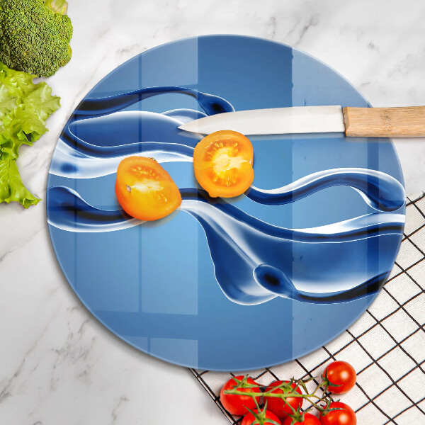 Szklana deska kuchenna Płynna abstrakcja