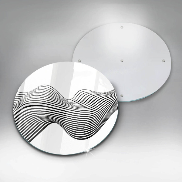 Szklana deska kuchenna Linearna abstrakcja