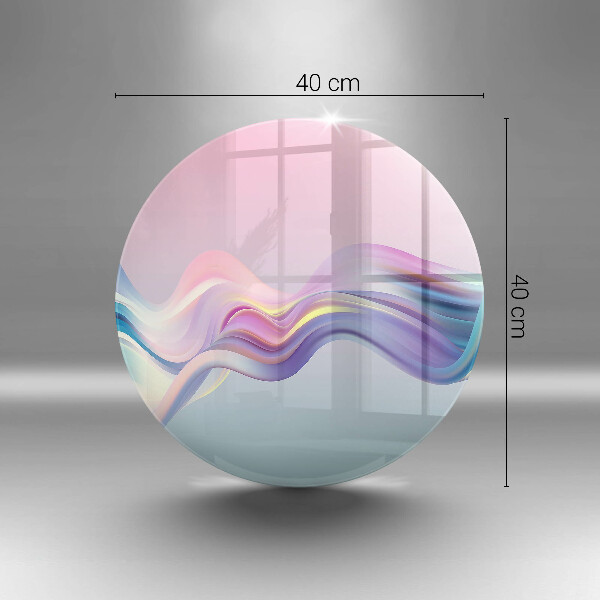 Szklana deska kuchenna Pastelowa abstrakcja