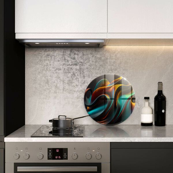 Deska kuchenna szklana Kolorowa abstrakcja