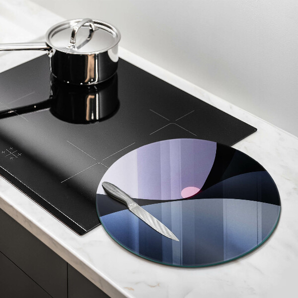 Deska kuchenna szklana Abstrakcja kształty