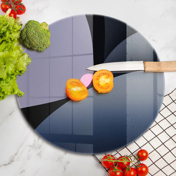 Deska kuchenna szklana Abstrakcja kształty