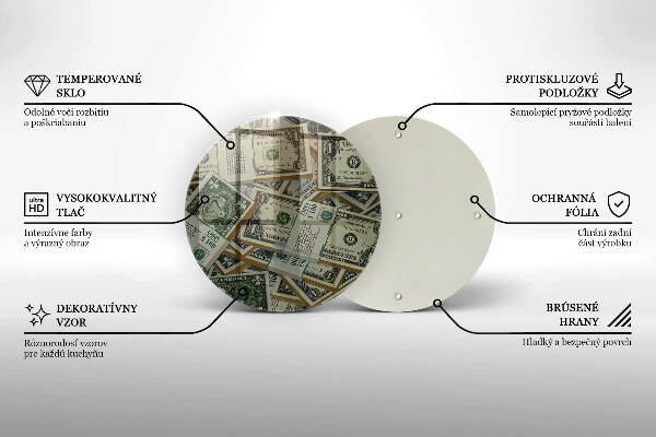 Deska kuchenna Pieniądze dolary