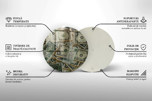 Deska kuchenna Pieniądze dolary