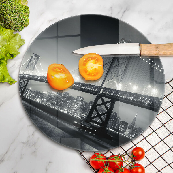 Deska kuchenna szklana Most Benjamina Franklina