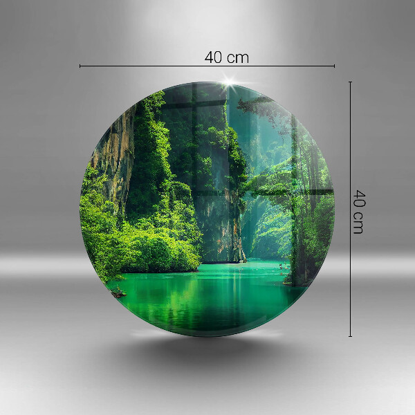 Deska kuchenna szklana Pejzaż laguna