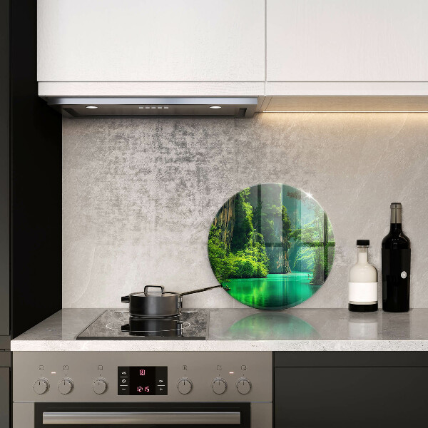 Deska kuchenna szklana Pejzaż laguna