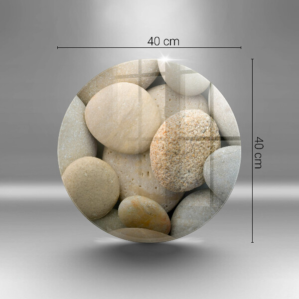 Deska kuchenna szklana Wzór owalne kamienie