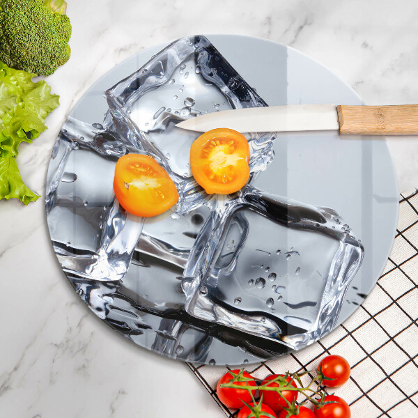 Deska kuchenna szklana Kostki lodu