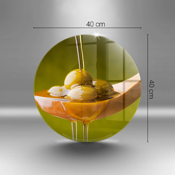 Deska kuchenna szklana Oliwa i oliwki