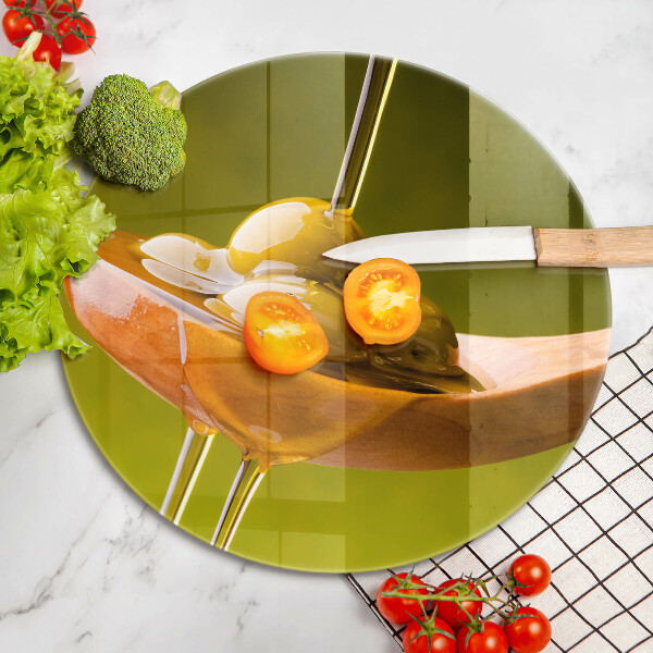 Deska kuchenna szklana Oliwa i oliwki