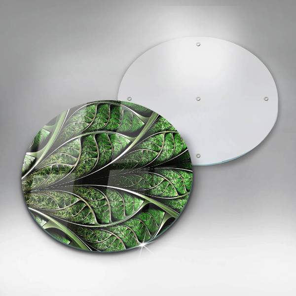 Deska kuchenna szklana Struktura liść żyłki