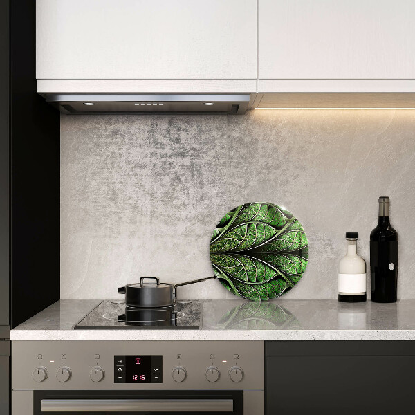 Deska kuchenna szklana Struktura liść żyłki