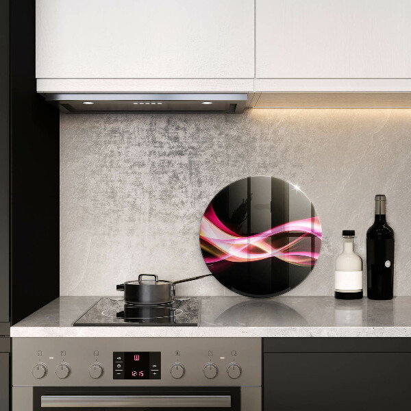 Deska kuchenna szklana Abstrakcja neonowy dym