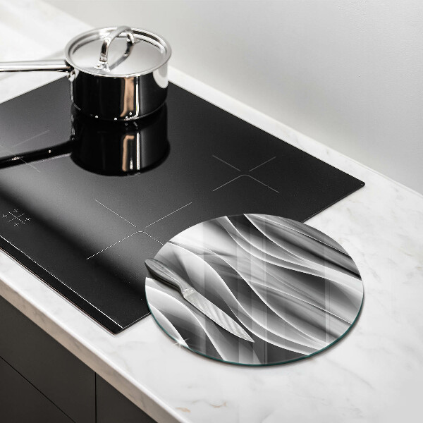 Deska kuchenna szklana Abstrakcja linie dymu