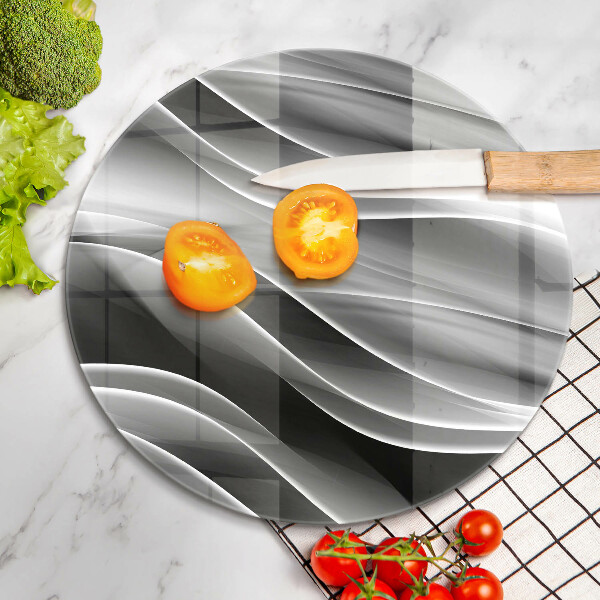 Deska kuchenna szklana Abstrakcja linie dymu