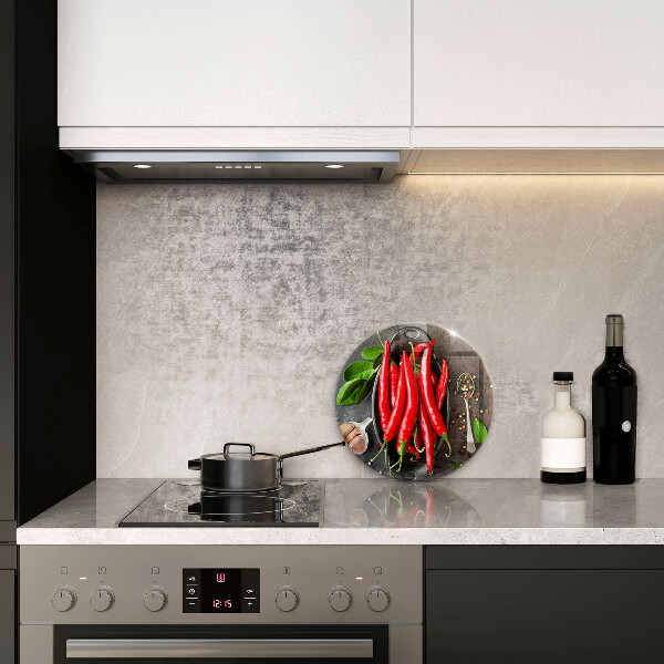 Deska kuchenna szklana Czerwone papryczki chili