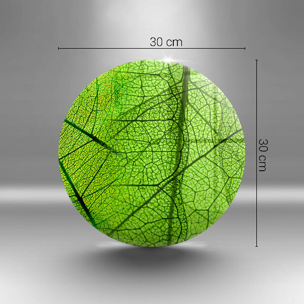 Deska kuchenna szklana Żyłki liści natura