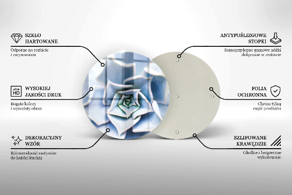 Deska kuchenna szklana Roślina kwiat