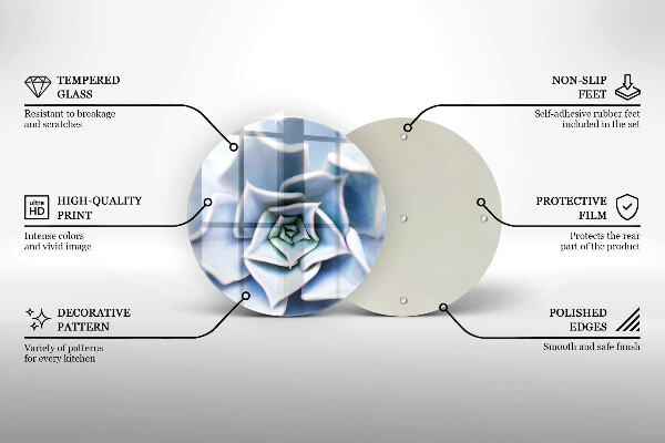 Deska kuchenna szklana Roślina kwiat