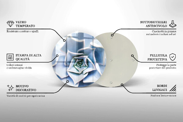 Deska kuchenna szklana Roślina kwiat