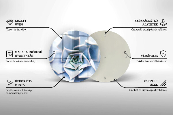 Deska kuchenna szklana Roślina kwiat