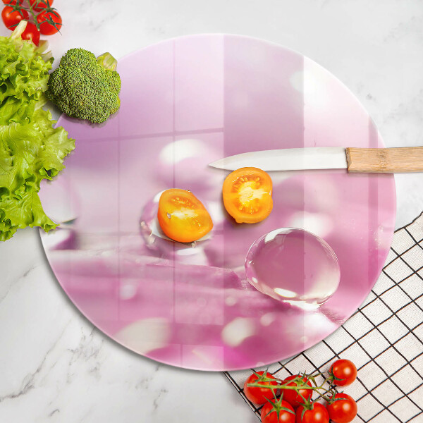 Deska kuchenna szklana Rosa płatki kwiatów