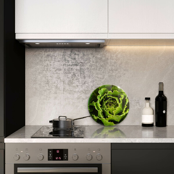 Deska kuchenna szklana Jedzenie liście sałaty