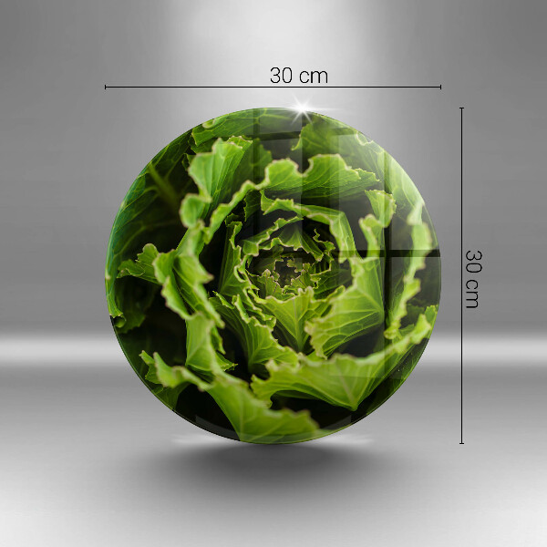 Deska kuchenna szklana Jedzenie liście sałaty