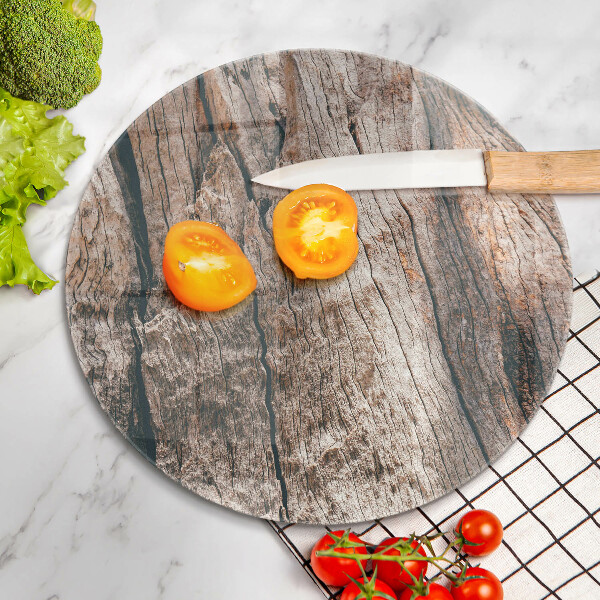 Deska kuchenna szklana Struktura drewna