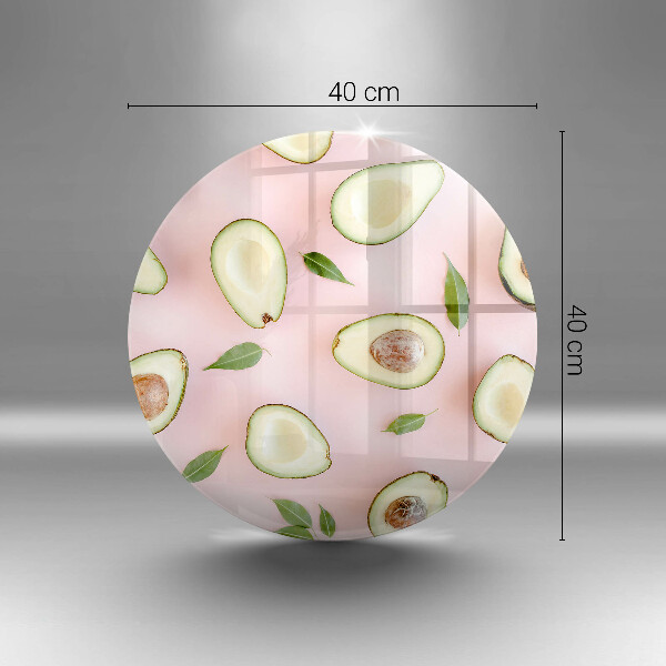 Deska kuchenna szklana Wzór awokado