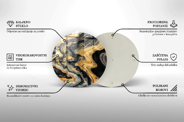 Deska kuchenna szklana Abstrakcyjna struktura