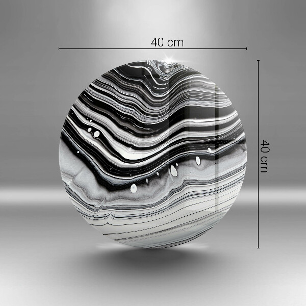 Deska kuchenna szklana Abstrakcja tusz