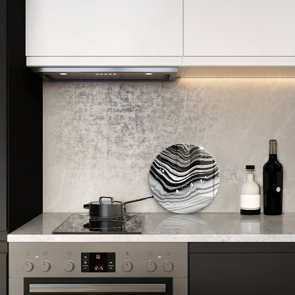 Deska kuchenna szklana Abstrakcja tusz