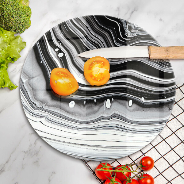 Deska kuchenna szklana Abstrakcja tusz