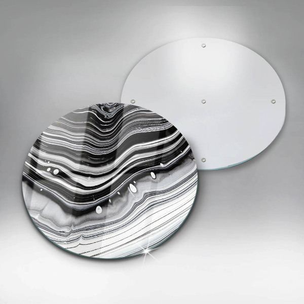 Deska kuchenna szklana Abstrakcja tusz