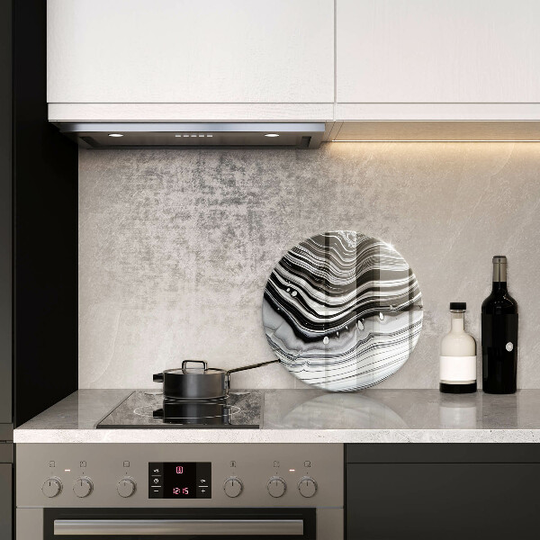 Deska kuchenna szklana Abstrakcja tusz