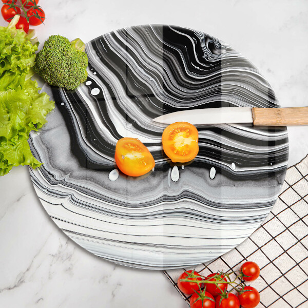 Deska kuchenna szklana Abstrakcja tusz