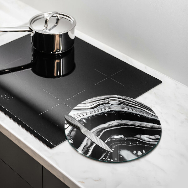 Deska kuchenna szklana Abstrakcja tusz