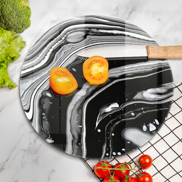 Deska kuchenna szklana Abstrakcja tusz