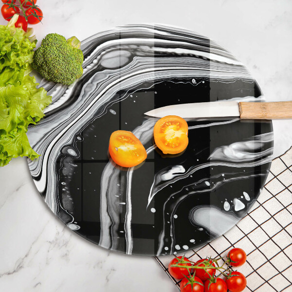 Deska kuchenna szklana Abstrakcja tusz