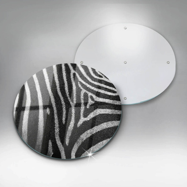 Deska kuchenna szklana Paski zebra